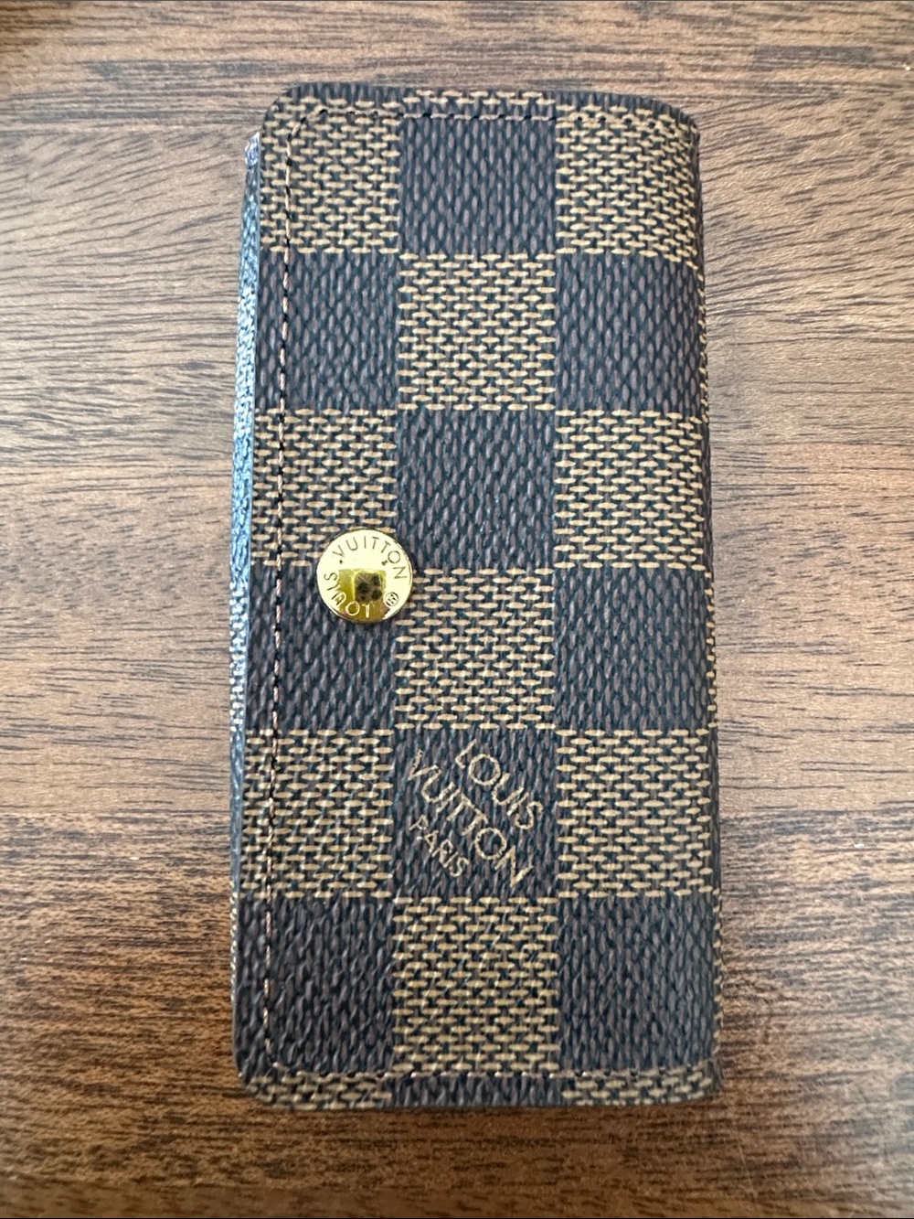 Louis Vuitton Damier Ebene Multicles 4 Key Holder with box and cert of auth - Picture 7 of 11